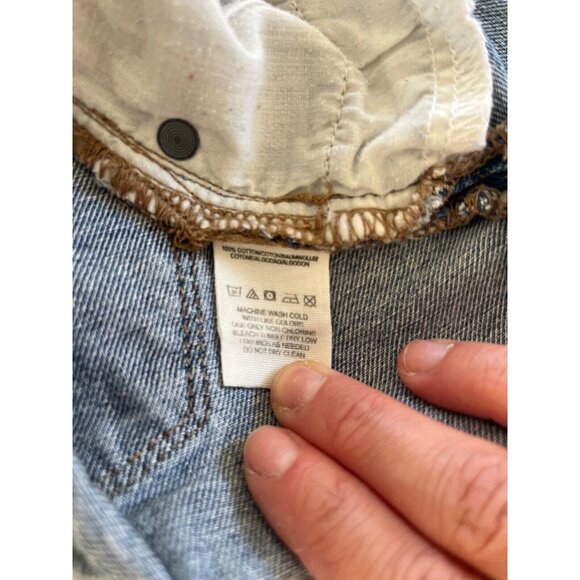 FREE PEOPLE Denim Shorts Womens Sz W 26 Blue Daisy Dukes Distressed Jean Summer - Picture 8 of 16